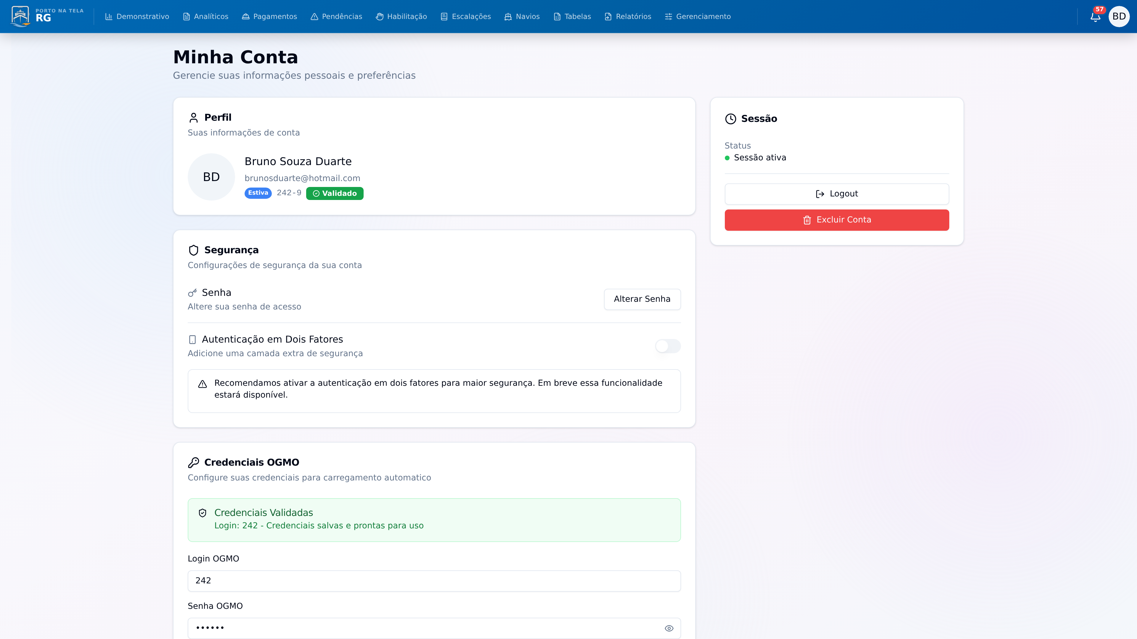 Screenshot: Totalmente Personalizável